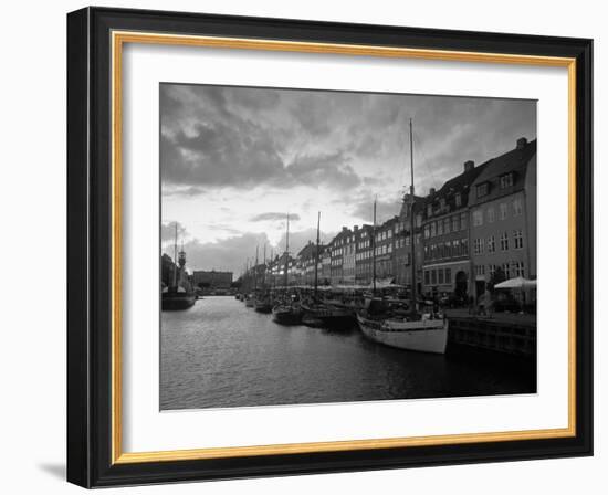 Nyhavn Harbour, Copenhagen, Denmark-Jon Arnold-Framed Photographic Print