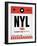 NYL Yuma Luggage Tag I-NaxArt-Framed Art Print