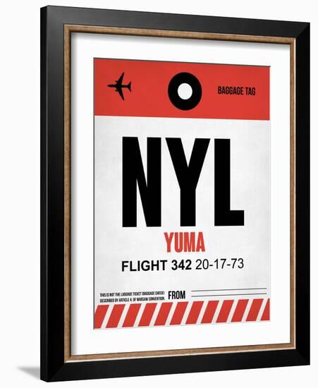 NYL Yuma Luggage Tag I-NaxArt-Framed Art Print