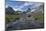 Nylon Peak and Pronghorn Peak near outlet of Lee Lake, Bridger Wilderness. Wind River Range, WY-Alan Majchrowicz-Mounted Photographic Print