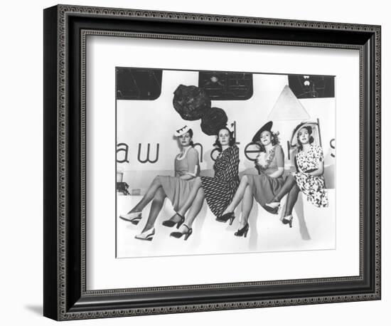 Nylon Publicity Photo, New York World's Fair, 1939 (B/W Photo)-American Photographer-Framed Giclee Print