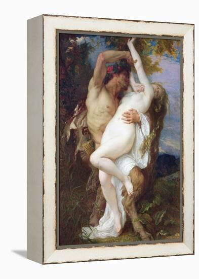 Nymph Abducted by a Faun, 1860-Alexandre Cabanel-Framed Premier Image Canvas