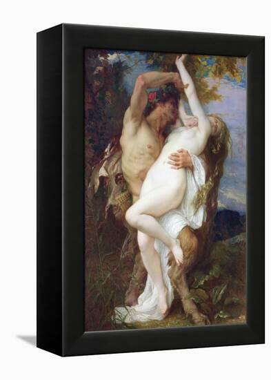 Nymph Abducted by a Faun, 1860-Alexandre Cabanel-Framed Premier Image Canvas