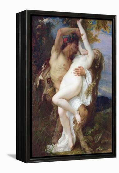 Nymph Abducted by a Faun, 1860-Alexandre Cabanel-Framed Premier Image Canvas