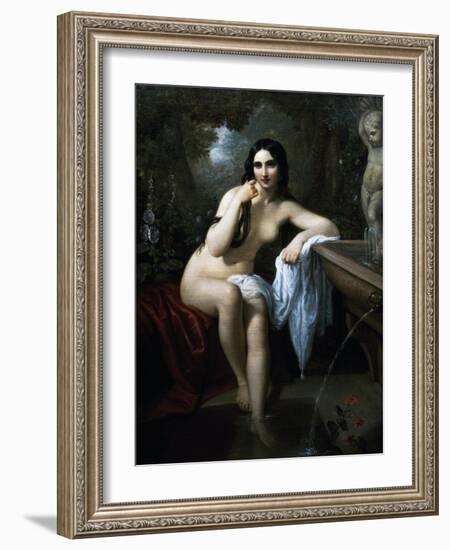 Nymph at the Bath-Natale Schiavoni-Framed Giclee Print