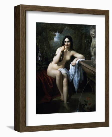 Nymph at the Bath-Natale Schiavoni-Framed Giclee Print