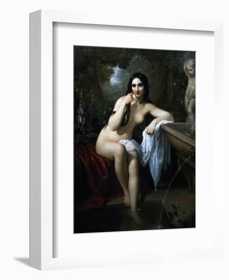 Nymph at the Bath-Natale Schiavoni-Framed Giclee Print