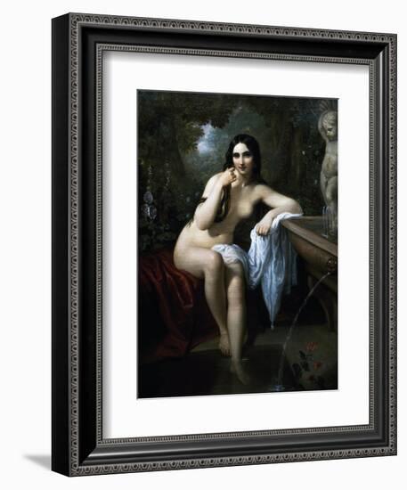 Nymph at the Bath-Natale Schiavoni-Framed Giclee Print