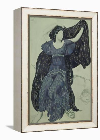 Nymph Echo. Costume Design for the Ballet Narcisse by N. Tcherepnin, 1911-Léon Bakst-Framed Premier Image Canvas