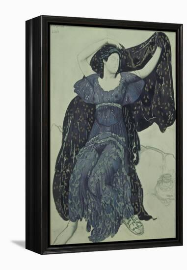 Nymph Echo. Costume Design for the Ballet Narcisse by N. Tcherepnin, 1911-Léon Bakst-Framed Premier Image Canvas