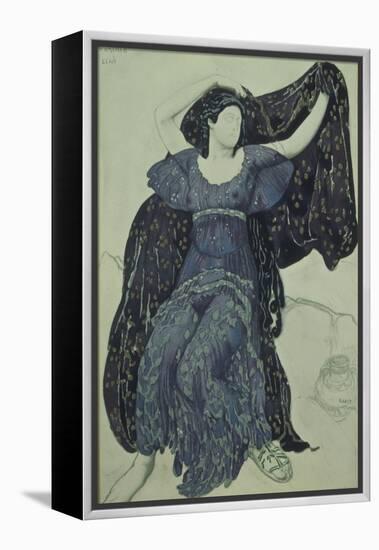 Nymph Echo. Costume Design for the Ballet Narcisse by N. Tcherepnin, 1911-Léon Bakst-Framed Premier Image Canvas