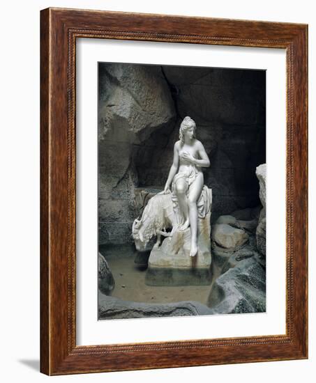 Nymph with a Goat, from the Laiterie de La Reine-Pierre Julien-Framed Giclee Print