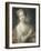 Nymphe de suite d'Apollon, tenant une couronne de lauriers (copie d'un pastel de Rosalba Carriera)-Maurice Quentin de La Tour-Framed Giclee Print