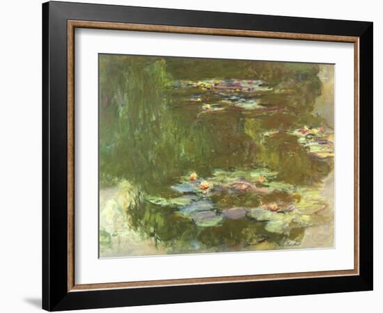 Nymphéas, 1881-Claude Monet-Framed Giclee Print