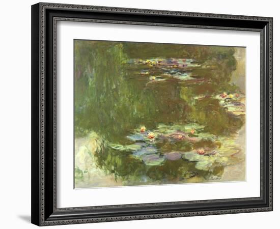 Nymphéas, 1881-Claude Monet-Framed Giclee Print