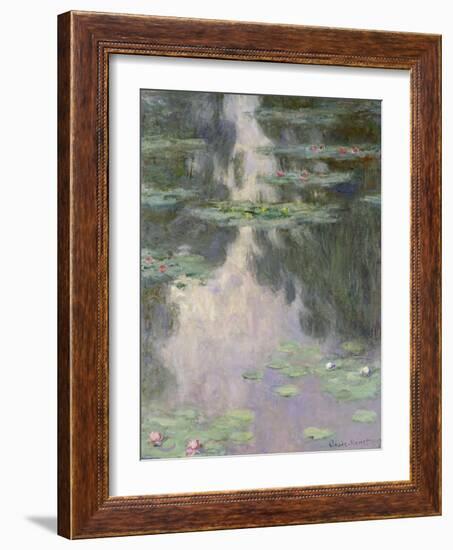 Nymphéas, 1907-Claude Monet-Framed Giclee Print