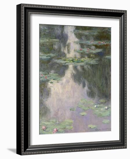 Nymphéas, 1907-Claude Monet-Framed Giclee Print