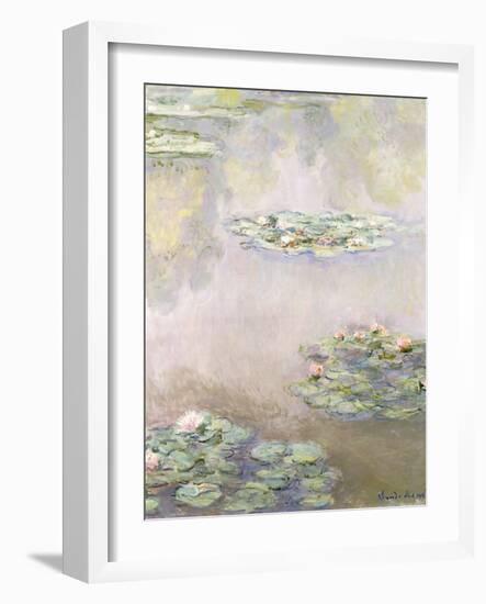Nympheas, 1908-Claude Monet-Framed Premium Giclee Print