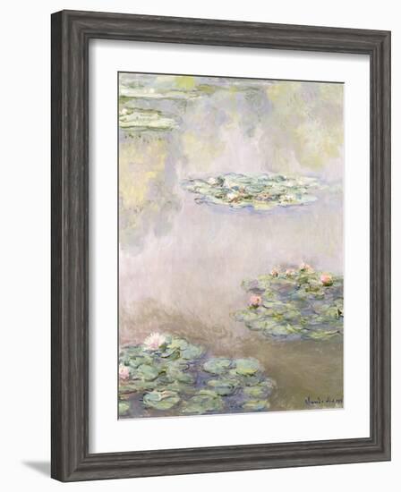 Nympheas, 1908-Claude Monet-Framed Giclee Print