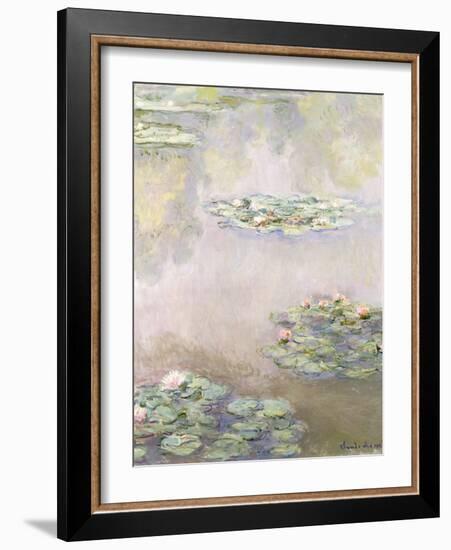 Nympheas, 1908-Claude Monet-Framed Giclee Print