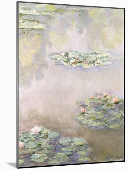 Nympheas, 1908-Claude Monet-Mounted Giclee Print