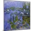 Nymphéas, 1913-Claude Monet-Mounted Giclee Print