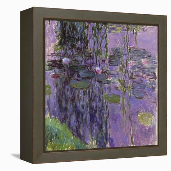 Nympheas, 1916-19-Claude Monet-Framed Premier Image Canvas