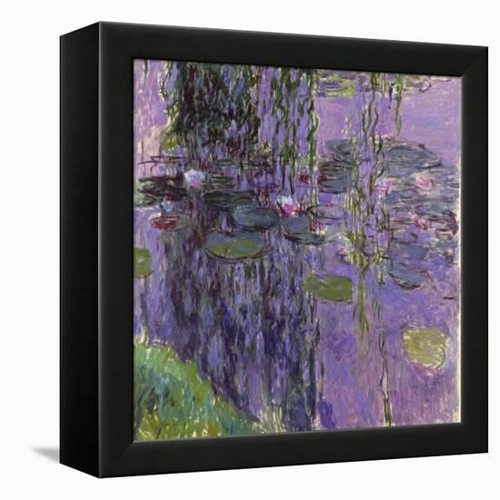 Nympheas, 1916-19-Claude Monet-Framed Premier Image Canvas