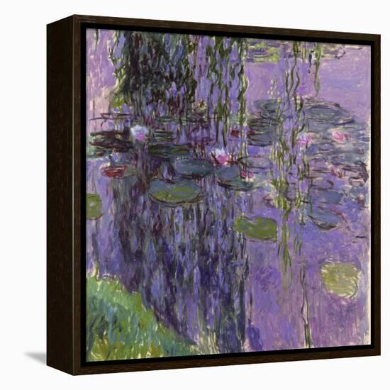 Nympheas, 1916-19-Claude Monet-Framed Premier Image Canvas