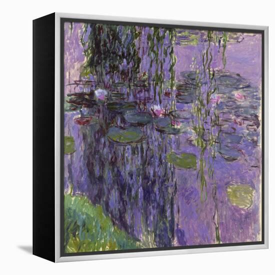 Nympheas, 1916-19-Claude Monet-Framed Premier Image Canvas