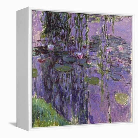 Nympheas, 1916-19-Claude Monet-Framed Premier Image Canvas