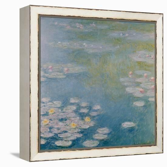 Nympheas at Giverny, 1908-Claude Monet-Framed Premier Image Canvas