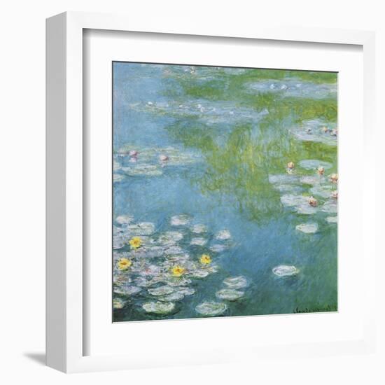 Nympheas at Giverny-Claude Monet-Framed Art Print