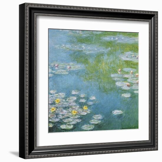 Nympheas at Giverny-Claude Monet-Framed Art Print