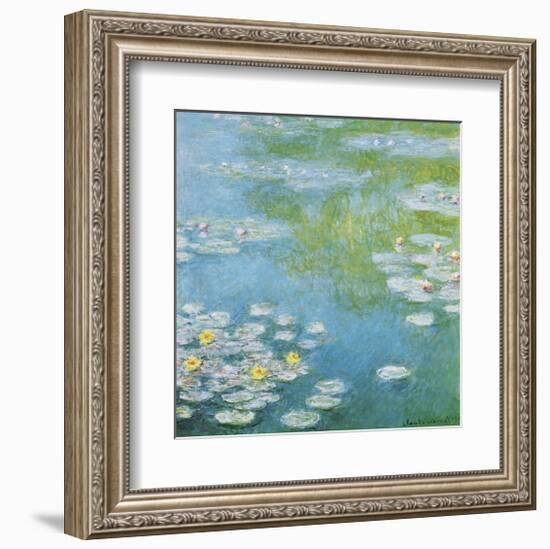 Nympheas at Giverny-Claude Monet-Framed Giclee Print