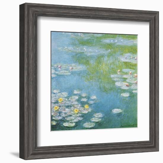 Nympheas at Giverny-Claude Monet-Framed Giclee Print