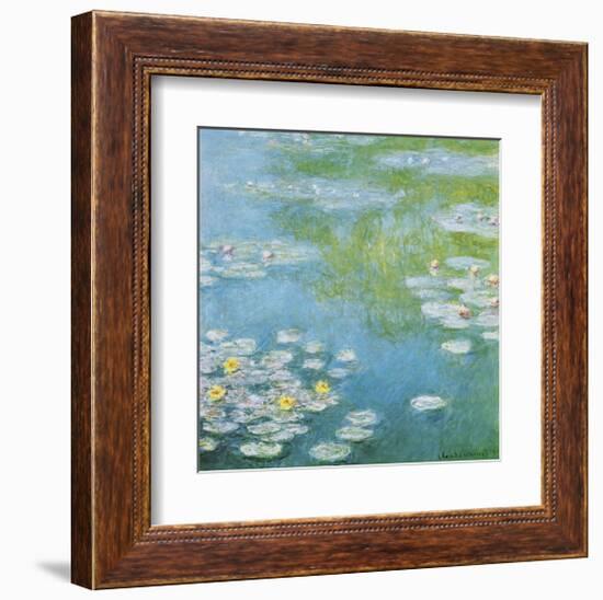 Nympheas at Giverny-Claude Monet-Framed Giclee Print