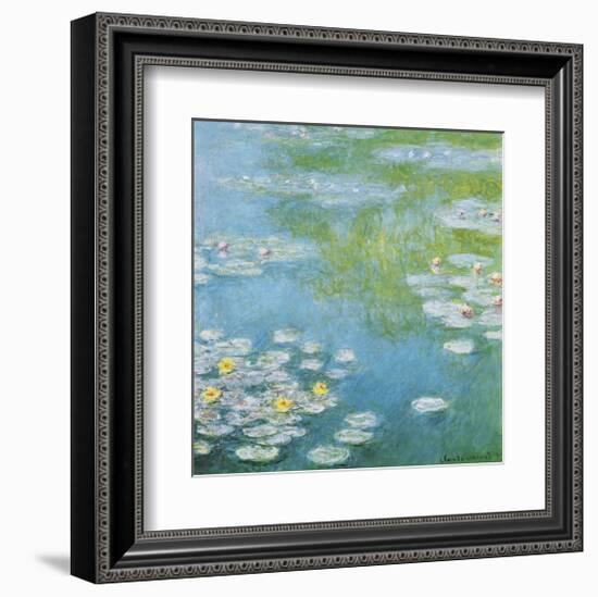 Nympheas at Giverny-Claude Monet-Framed Giclee Print