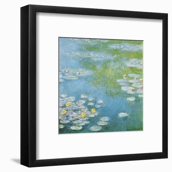 Nympheas at Giverny-Claude Monet-Framed Giclee Print