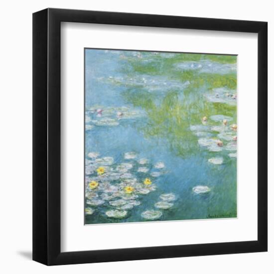 Nympheas at Giverny-Claude Monet-Framed Giclee Print