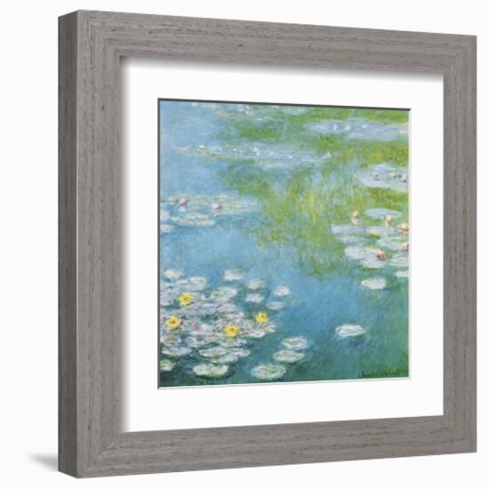 Nympheas at Giverny-Claude Monet-Framed Giclee Print