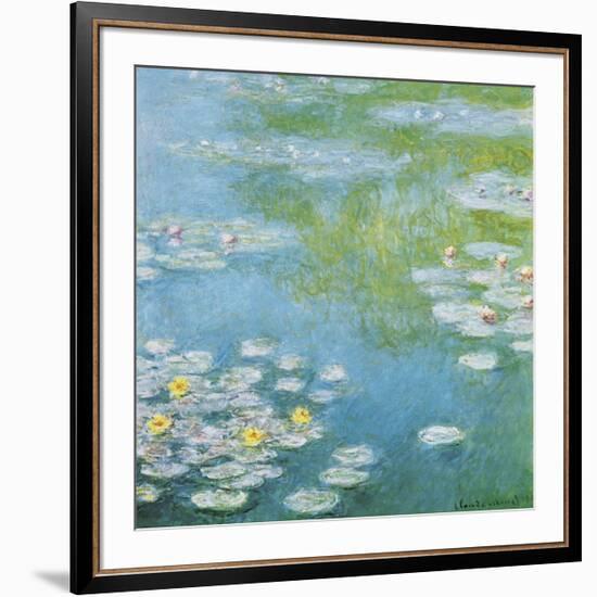 Nympheas at Giverny-Claude Monet-Framed Giclee Print