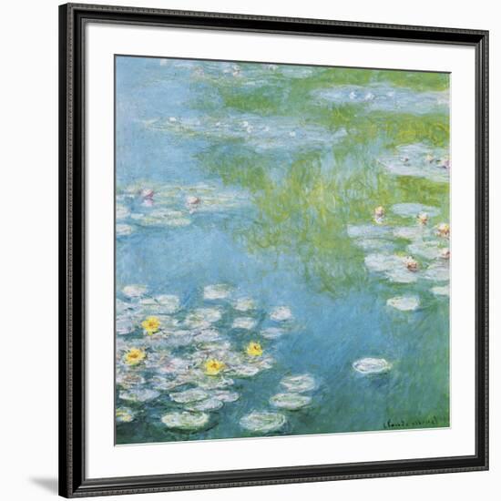 Nympheas at Giverny-Claude Monet-Framed Giclee Print