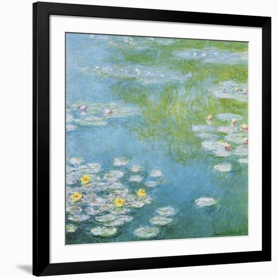 Nympheas at Giverny-Claude Monet-Framed Giclee Print