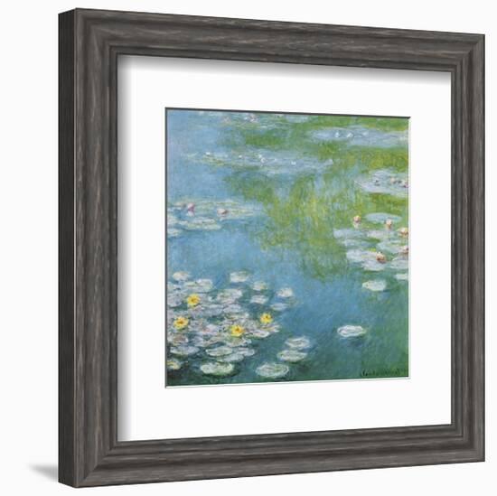 Nympheas at Giverny-Claude Monet-Framed Art Print