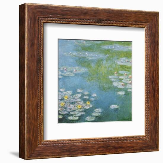 Nympheas at Giverny-Claude Monet-Framed Art Print