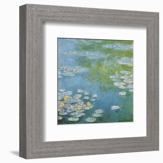 Nympheas at Giverny-Claude Monet-Framed Art Print