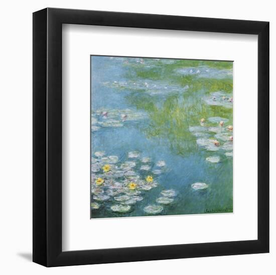 Nympheas at Giverny-Claude Monet-Framed Art Print