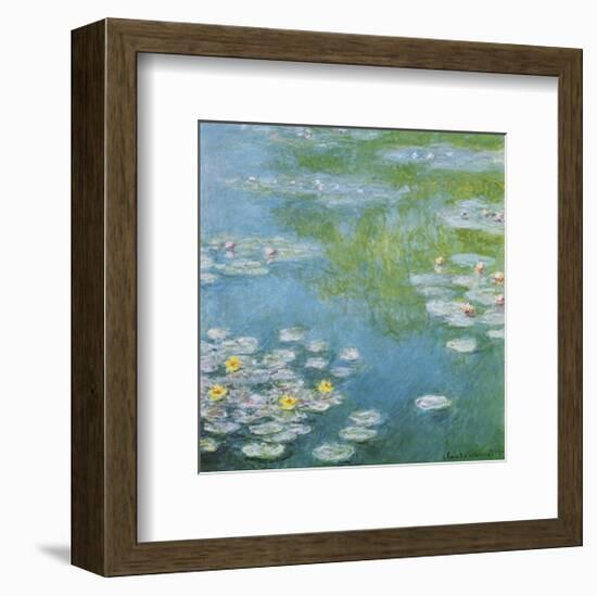 Nympheas at Giverny-Claude Monet-Framed Art Print