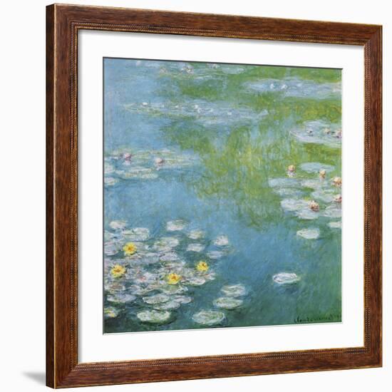 Nympheas at Giverny-Claude Monet-Framed Art Print